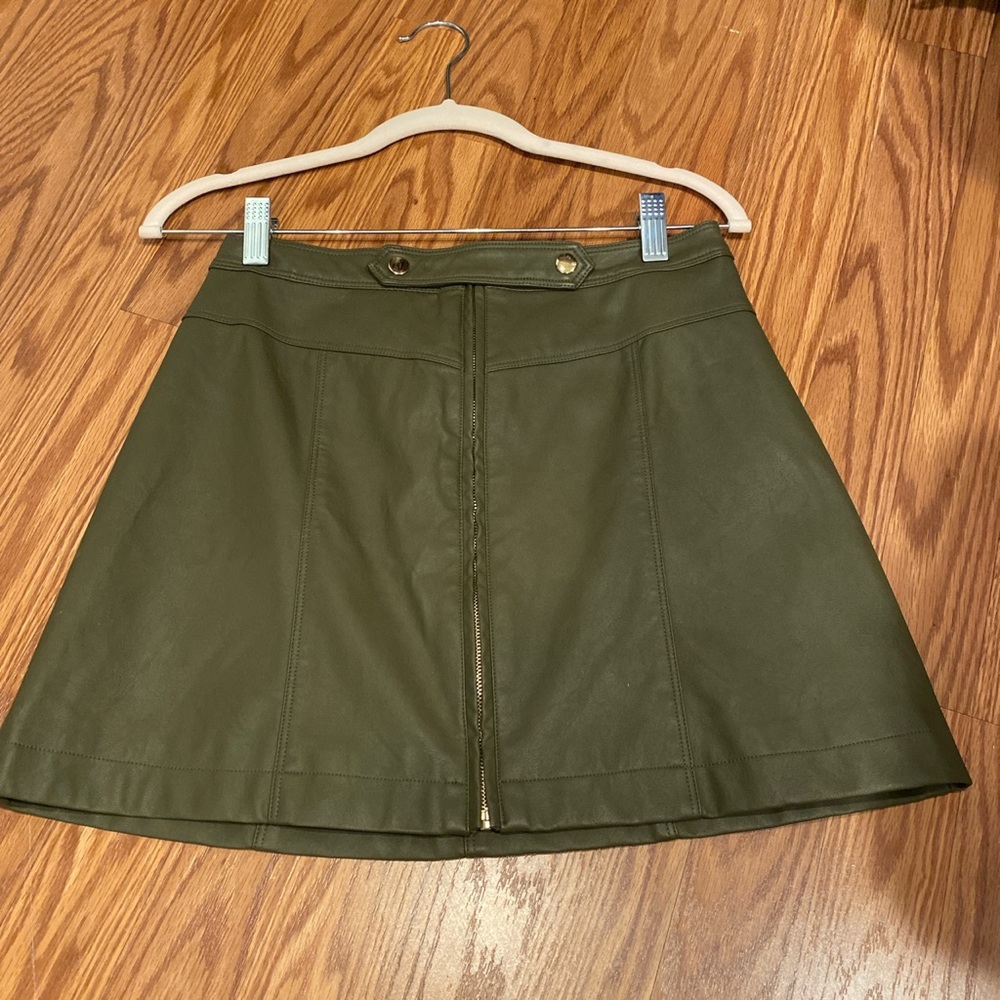 Leather skirt